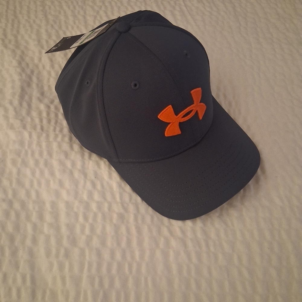 Under Armour Dark Blue Cap with Vibrant Pink Logo